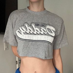 Call Her Daddy crop top merch . Never worn.